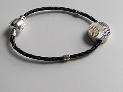 pandora style leather bracelets